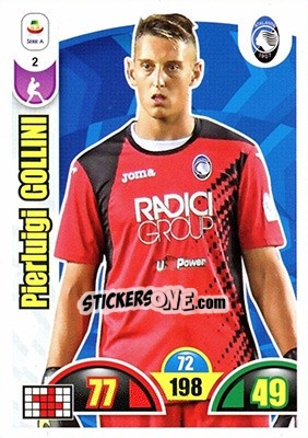 Sticker Pierluigi Gollini - Calciatori 2018-2019. Adrenalyn XL n. 2 - Panini