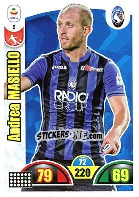 Sticker Andrea Masiello - Calciatori 2018-2019. Adrenalyn XL n. 5 - Panini