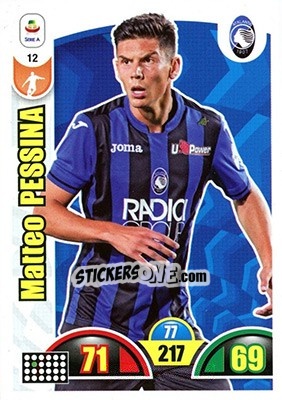 Sticker Matteo Pessina - Calciatori 2018-2019. Adrenalyn XL n. 12 - Panini