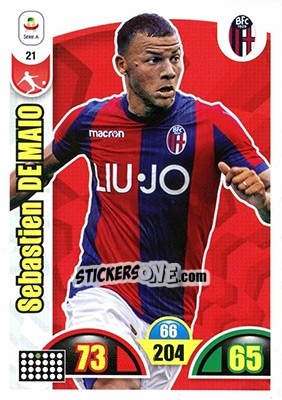 Sticker Sebastien De Maio - Calciatori 2018-2019. Adrenalyn XL n. 21 - Panini