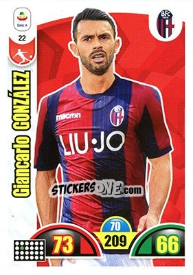 Sticker Giancarlo Gonzalez - Calciatori 2018-2019. Adrenalyn XL n. 22 - Panini
