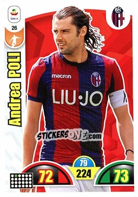 Sticker Andrea Poli - Calciatori 2018-2019. Adrenalyn XL n. 26 - Panini