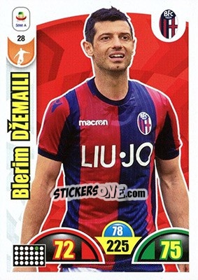Sticker Blerim Džemaili - Calciatori 2018-2019. Adrenalyn XL n. 28 - Panini