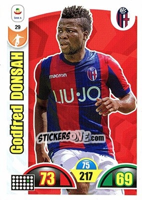 Figurina Godfred Donsah - Calciatori 2018-2019. Adrenalyn XL n. 29 - Panini