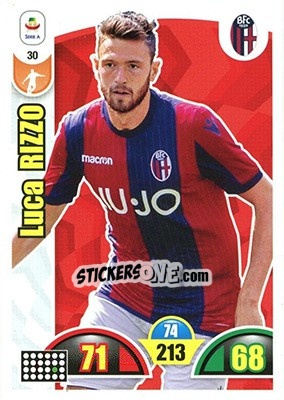 Sticker Luca Rizzo - Calciatori 2018-2019. Adrenalyn XL n. 30 - Panini