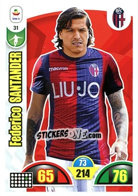 Sticker Federico Santander - Calciatori 2018-2019. Adrenalyn XL n. 31 - Panini