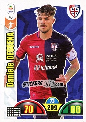 Sticker Daniele Dessena - Calciatori 2018-2019. Adrenalyn XL - Panini