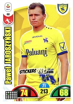 Sticker Pawel Jaroszyński - Calciatori 2018-2019. Adrenalyn XL n. 60 - Panini
