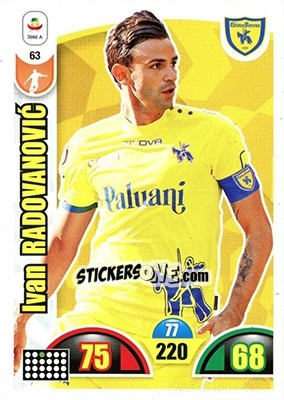 Sticker Ivan Radovanovic - Calciatori 2018-2019. Adrenalyn XL n. 63 - Panini