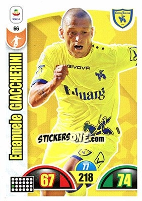 Sticker Emanuele Giaccherini - Calciatori 2018-2019. Adrenalyn XL n. 66 - Panini