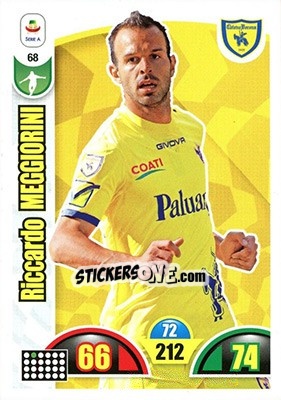 Sticker Riccardo Meggiorini - Calciatori 2018-2019. Adrenalyn XL n. 68 - Panini