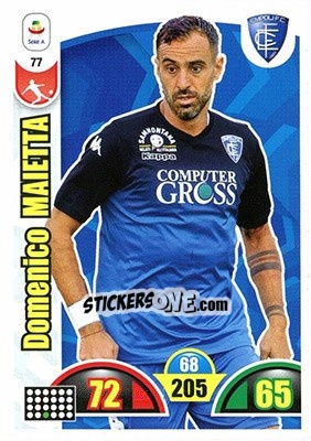 Cromo Domenico Maietta - Calciatori 2018-2019. Adrenalyn XL n. 77 - Panini
