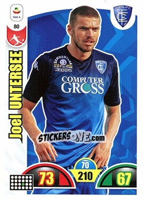 Sticker Joel Untersee - Calciatori 2018-2019. Adrenalyn XL n. 80 - Panini