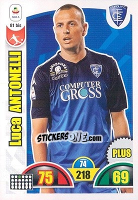 Sticker Luca Antonelli - Calciatori 2018-2019. Adrenalyn XL n. 81bis - Panini