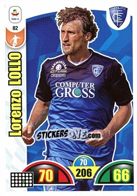 Sticker Lorenzo Lollo - Calciatori 2018-2019. Adrenalyn XL n. 82 - Panini