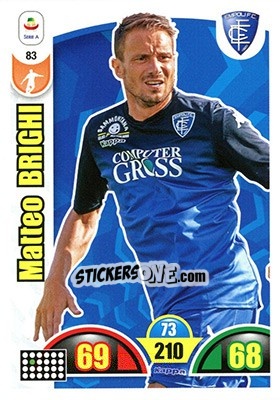 Sticker Matteo Brighi - Calciatori 2018-2019. Adrenalyn XL n. 83 - Panini