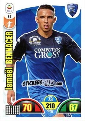 Sticker Ismael Bennacer - Calciatori 2018-2019. Adrenalyn XL n. 84 - Panini