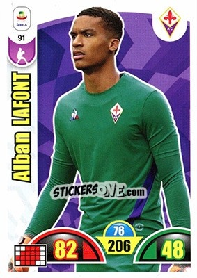 Sticker Alban Lafont - Calciatori 2018-2019. Adrenalyn XL n. 91 - Panini