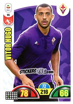 Sticker Vitor Hugo - Calciatori 2018-2019. Adrenalyn XL n. 95 - Panini