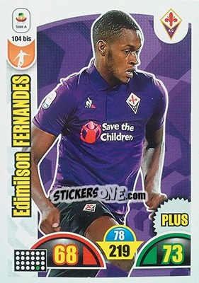 Sticker Edimilson Fernandes - Calciatori 2018-2019. Adrenalyn XL n. 104bis - Panini