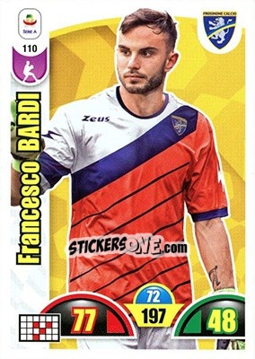 Sticker Francesco Bardi - Calciatori 2018-2019. Adrenalyn XL n. 110 - Panini