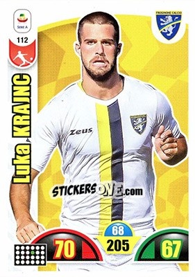 Sticker Luka Krajnc - Calciatori 2018-2019. Adrenalyn XL n. 112 - Panini
