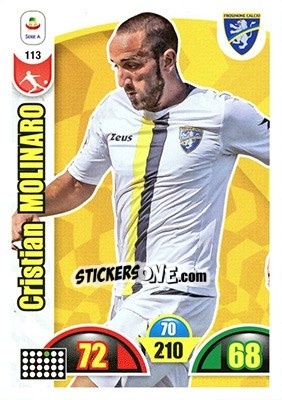 Sticker Cristian Molinaro - Calciatori 2018-2019. Adrenalyn XL n. 113 - Panini