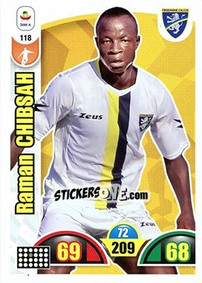 Sticker Raman Chibsah - Calciatori 2018-2019. Adrenalyn XL n. 118 - Panini