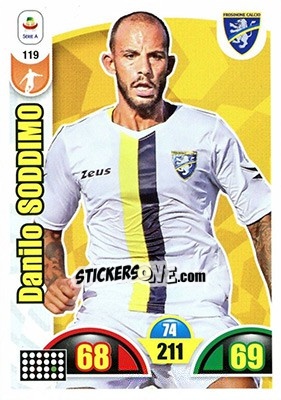 Sticker Danilo Soddimo - Calciatori 2018-2019. Adrenalyn XL n. 119 - Panini