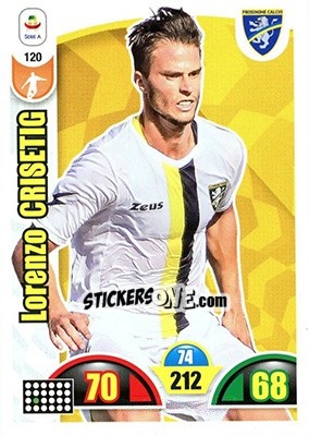 Sticker Lorenzo Crisetig - Calciatori 2018-2019. Adrenalyn XL n. 120 - Panini