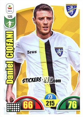 Sticker Daniel Ciofani - Calciatori 2018-2019. Adrenalyn XL n. 125 - Panini