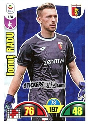 Sticker Ionut Radu - Calciatori 2018-2019. Adrenalyn XL n. 128 - Panini