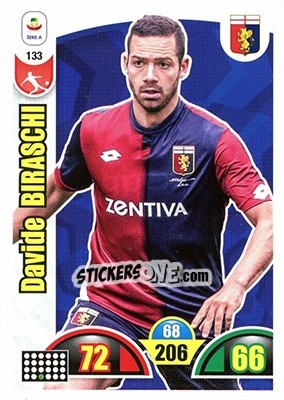 Sticker Davide Biraschi - Calciatori 2018-2019. Adrenalyn XL n. 133 - Panini