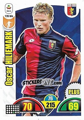 Sticker Oscar Hiljemark - Calciatori 2018-2019. Adrenalyn XL n. 135bis - Panini