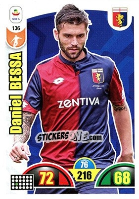 Sticker Daniel Bessa - Calciatori 2018-2019. Adrenalyn XL n. 136 - Panini
