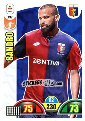 Sticker Sandro - Calciatori 2018-2019. Adrenalyn XL n. 137 - Panini