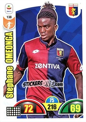 Sticker Stephane Omeonga - Calciatori 2018-2019. Adrenalyn XL n. 138 - Panini