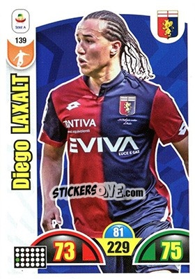 Sticker Diego Laxalt - Calciatori 2018-2019. Adrenalyn XL n. 139 - Panini