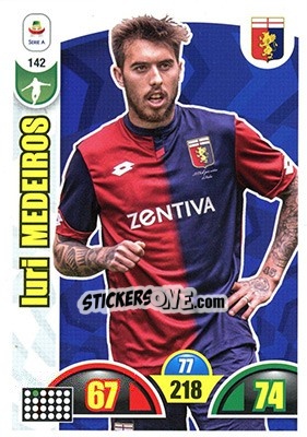 Sticker Iuri Medeiros - Calciatori 2018-2019. Adrenalyn XL n. 142 - Panini