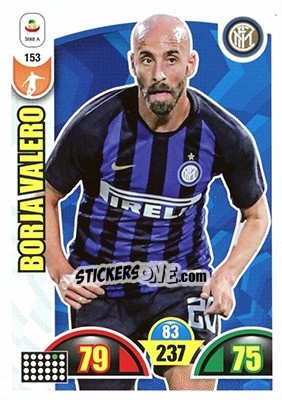 Sticker Borja Valero - Calciatori 2018-2019. Adrenalyn XL - Panini