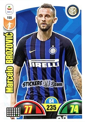 Sticker Marcelo Brozovic - Calciatori 2018-2019. Adrenalyn XL n. 155 - Panini