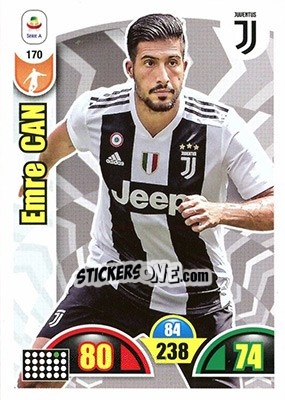 Cromo Emre Can - Calciatori 2018-2019. Adrenalyn XL - Panini