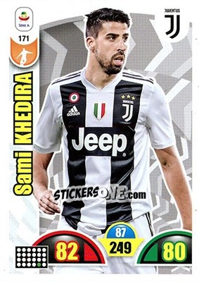 Sticker Sami Khedira - Calciatori 2018-2019. Adrenalyn XL n. 171 - Panini