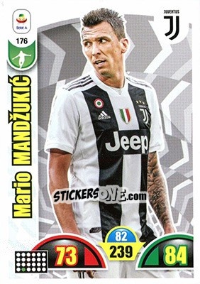 Sticker Mario Mandžukic - Calciatori 2018-2019. Adrenalyn XL - Panini