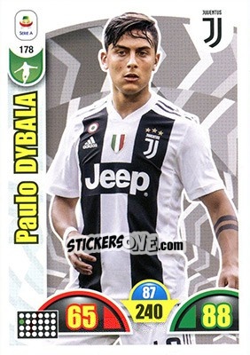 Sticker Paulo Dybala - Calciatori 2018-2019. Adrenalyn XL - Panini
