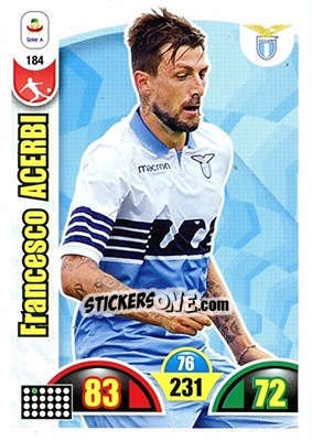 Sticker Francesco Acerbi - Calciatori 2018-2019. Adrenalyn XL n. 184 - Panini