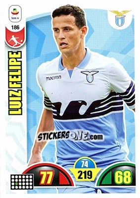 Sticker Luiz Felipe - Calciatori 2018-2019. Adrenalyn XL n. 186 - Panini