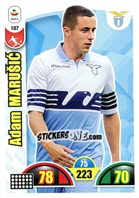 Sticker Adam Marušic - Calciatori 2018-2019. Adrenalyn XL n. 187 - Panini