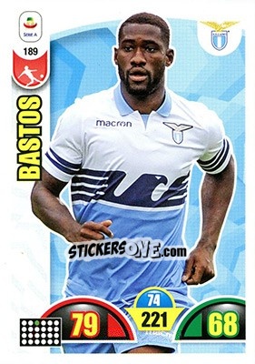 Sticker Bastos - Calciatori 2018-2019. Adrenalyn XL n. 189 - Panini