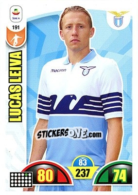 Sticker Lucas Leiva - Calciatori 2018-2019. Adrenalyn XL n. 191 - Panini